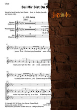 Lade das Bild in den Galerie-Viewer, The Andrew Sisters: Bei mir bist du schön - Musiknoten Download