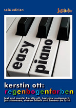 Load image into Gallery viewer, easy piano: Regenbogenfarben - Sheet Music Download
