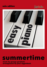 Lade das Bild in den Galerie-Viewer, easy piano: summertime - Musiknoten Download
