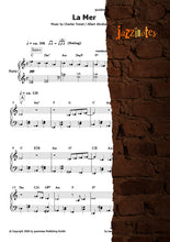 Lade das Bild in den Galerie-Viewer, easy piano: la mer - musiknoten download