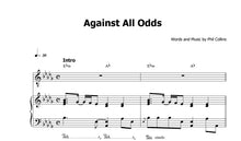 Lade das Bild in den Galerie-Viewer, Collins, Phil: Against All Odds (Live) - Musiknoten Download