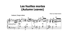 Lade das Bild in den Galerie-Viewer, Petrucciani, Michel: Autumn Leaves, Ausschnitt (Les feuilles mortes) (Live) - Musiknoten Download
