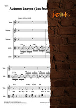 Load image into Gallery viewer, Streisand, Barbara: Autumn Leaves (Les Feuilles Mortes) String Quartet - Sheet Music Download