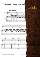 Load image into Gallery viewer, Streisand, Barbara: Autumn Leaves (Les Feuilles Mortes) Piano Version - Sheet Music Download