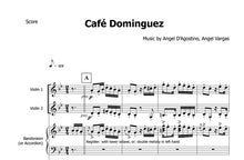 Lade das Bild in den Galerie-Viewer, D’Agostino, Angel / Vargas, Angel: Café Dominguez - Musiknoten Download