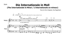 Lade das Bild in den Galerie-Viewer, Diallo, Christina / Riggenbach, Paul: Die Internationale in Moll - Musiknoten Download