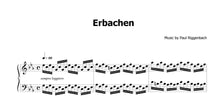 Lade das Bild in den Galerie-Viewer, Riggenbach, Paul: Erbachen - Musiknoten Download