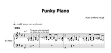 Load image into Gallery viewer, Haugk, Moritz: Funky Piano - Sheet Music Download