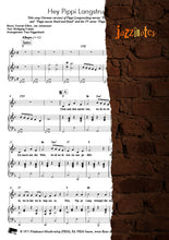 Lade das Bild in den Galerie-Viewer, Johansson, Jan: Hey, Pippi Langstrumpf (Klavier und Gesang) - Musiknoten Download
