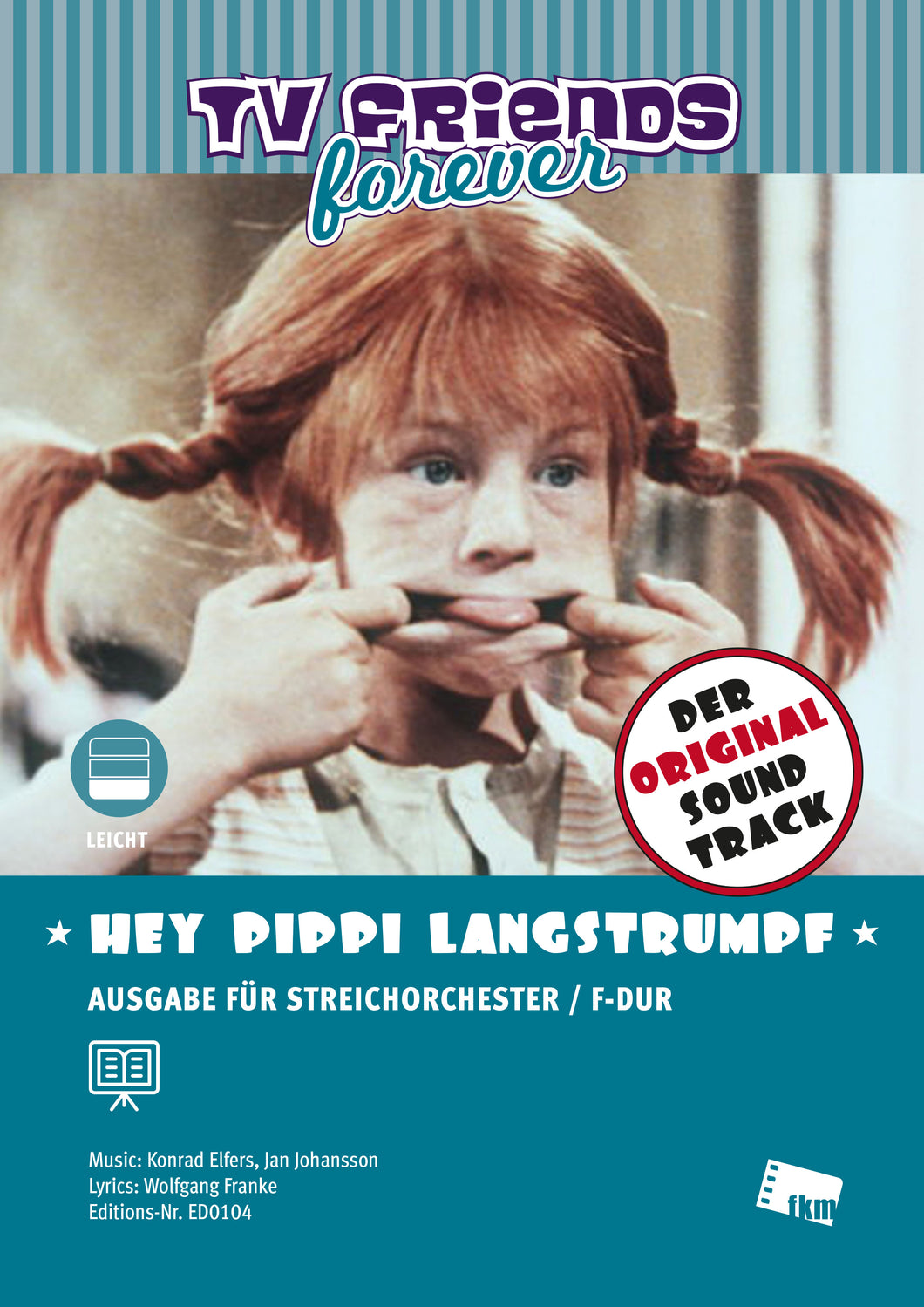 Johansson, Jan: Hey, Pippi Langstrumpf (Schulstreichorchester) - Musiknoten Download