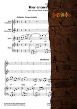 Lade das Bild in den Galerie-Viewer, Aznavour, Charles: Hier encore (Piano & Gesang & Violine) - Musiknoten Download