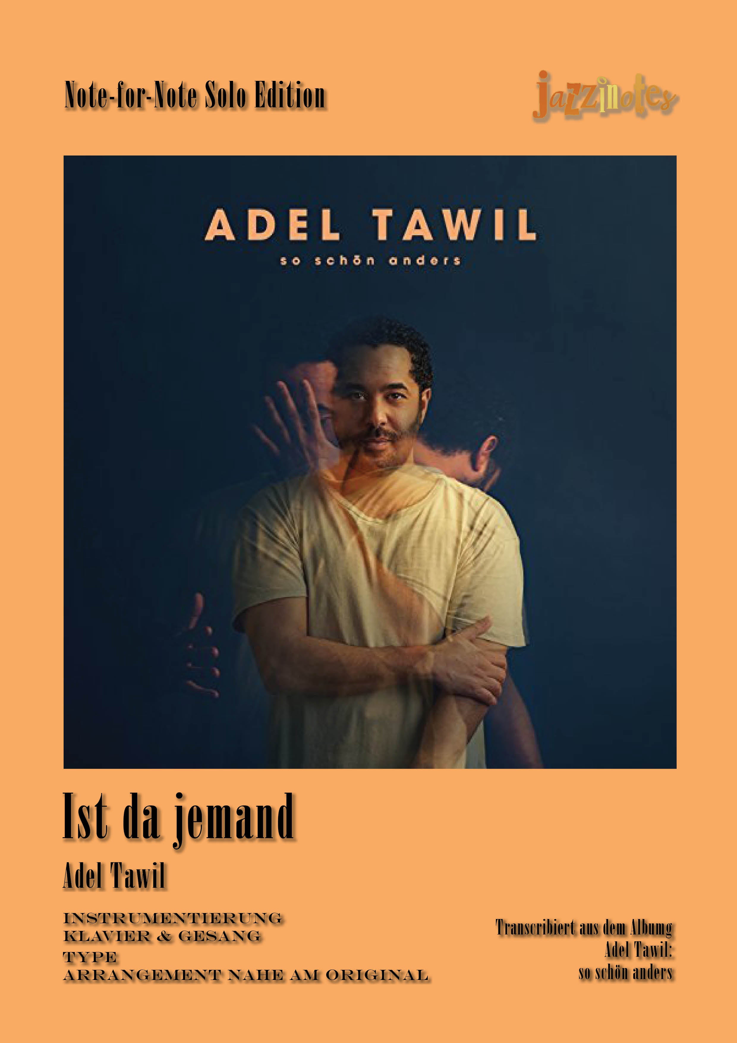 Adel Tawil Ist Da Jemand Noten Klavier