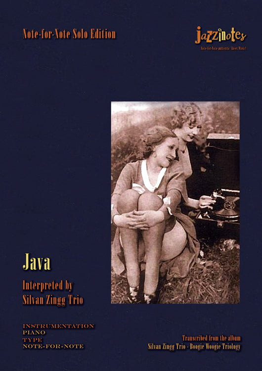 Zingg, Silvan, Trio: Java (Live) - Sheet Music Download