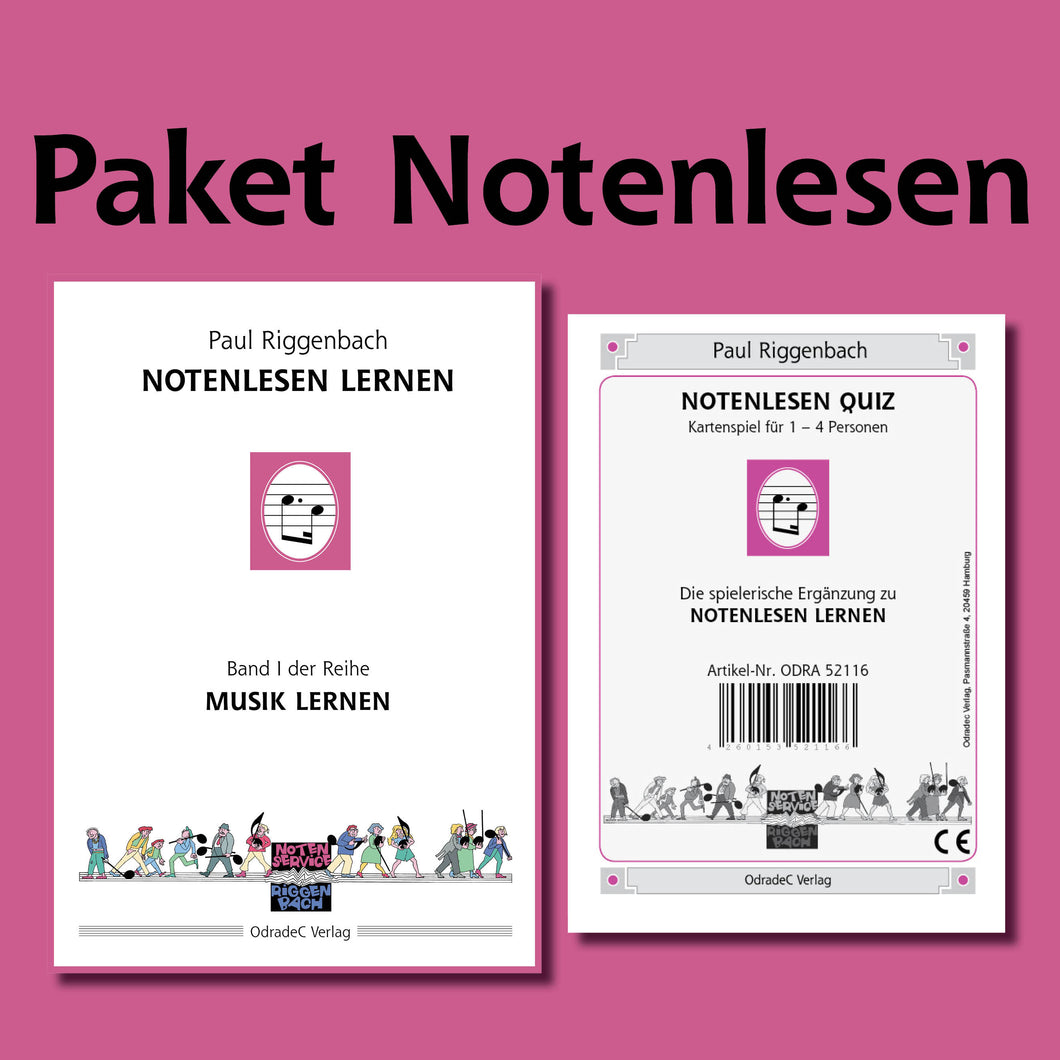 Riggenbach, Paul: Paket Notenlesen (German Books)