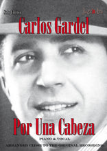 Lade das Bild in den Galerie-Viewer, Gardel, Carlos: Por una Cabeza (Original) - Musiknoten Download