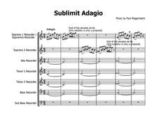 Lade das Bild in den Galerie-Viewer, Riggenbach, Paul: Sublimit Adagio - Musiknoten Download
