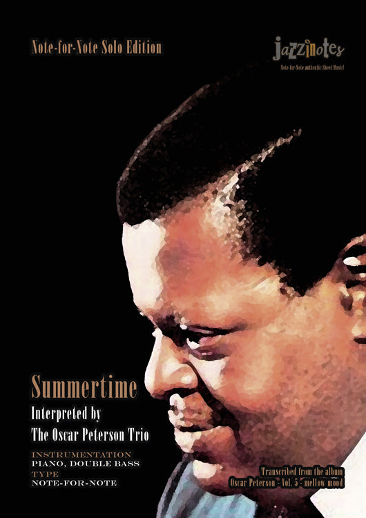Peterson, Oscar, Trio: Summertime Instrumental, Theme (Live) - Sheet Music Download