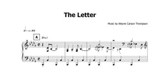 Lade das Bild in den Galerie-Viewer, LeBenj: The Letter (Piano Cover) - Musiknoten Download