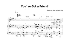 Lade das Bild in den Galerie-Viewer, King, Carole: You´ve Got a Friend - Musiknoten Download