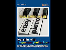 Load and play video in Gallery viewer, easy piano: Regenbogenfarben - Sheet Music Download
