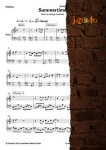 Lade das Bild in den Galerie-Viewer, easy piano: summertime - Musiknoten Download
