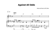 Load image into Gallery viewer, Collins, Phil: Against All Odds (Live) - Sheet Music Download

