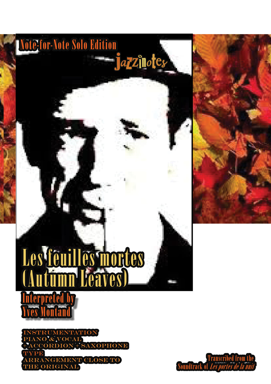Montand, Yves: Les feuilles mortes (Autumn Leaves) - Sheet Music Download
