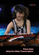 Hiromi: Canon in D (Johann Pachelbel) - Musiknoten Sheet Music Download