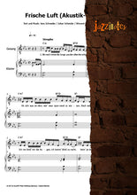 Load image into Gallery viewer, Weiss, Wincent: Frische Luft (Acoustic Version) - Sheet Music Download
