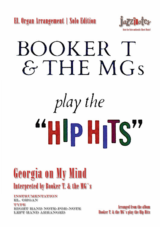 Booker T. & the MG´s: Georgia on My Mind - Sheet Music Download