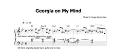 Load image into Gallery viewer, Booker T. &amp; the MG´s: Georgia on My Mind - Sheet Music Download
