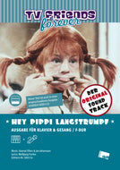 Johansson, Jan: Hey, Pippi Langstrumpf vereinfacht (Klavier und Gesang) - Musiknoten Download