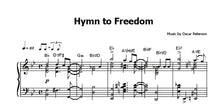 Lade das Bild in den Galerie-Viewer, Peterson, Oscar, Trio: Hymn to Freedom - Musiknoten Download
