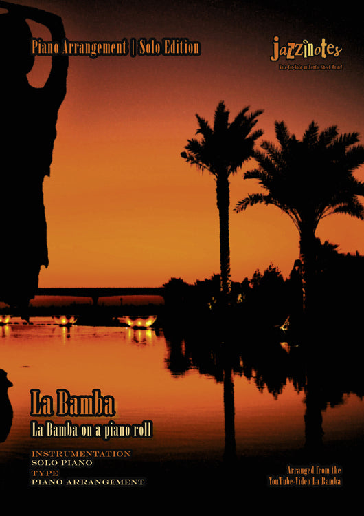 La Bamba (on a piano roll) - Musiknoten Download