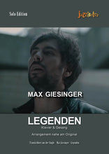 Lade das Bild in den Galerie-Viewer, Giesinger, Max: Legenden - Musiknoten Download
