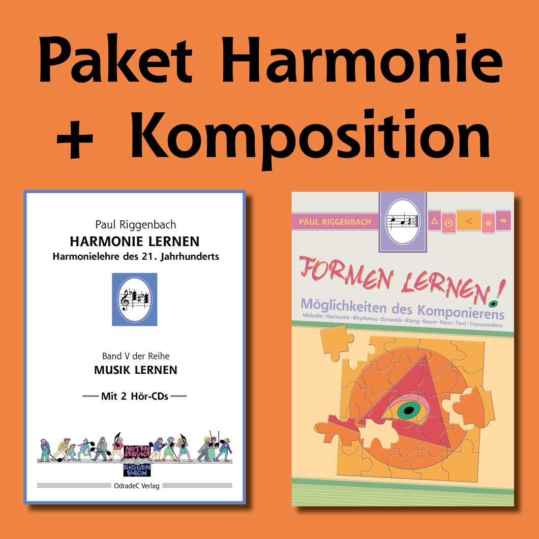 Riggenbach, Paul: Paket Harmonie + Komposition (German Books)