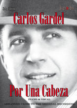 Lade das Bild in den Galerie-Viewer, Gardel, Carlos: Por una Cabeza (Original) - Musiknoten Download
