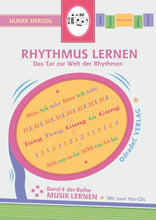 Load image into Gallery viewer, Herzog, Ulrike: Rhythmus lernen. Das Tor zur Welt der Rhythmen (Book). Incl. 2 CDs.
