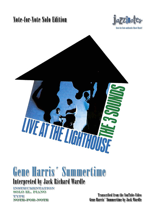 Wardle, Jack Richard: Gene Harris' Summertime (Cover) - Musiknoten Download