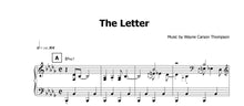 Lade das Bild in den Galerie-Viewer, LeBenj: The Letter (Piano Cover) - Musiknoten Download
