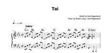 Load image into Gallery viewer, Diallo, Christina / Riggenbach, Paul: Toi - Sheet Music Download
