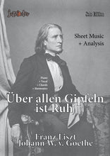 Lade das Bild in den Galerie-Viewer, Liszt, Franz: Über allen Gipfeln ist Ruh&#39; - Musiknoten Download und Analyse
