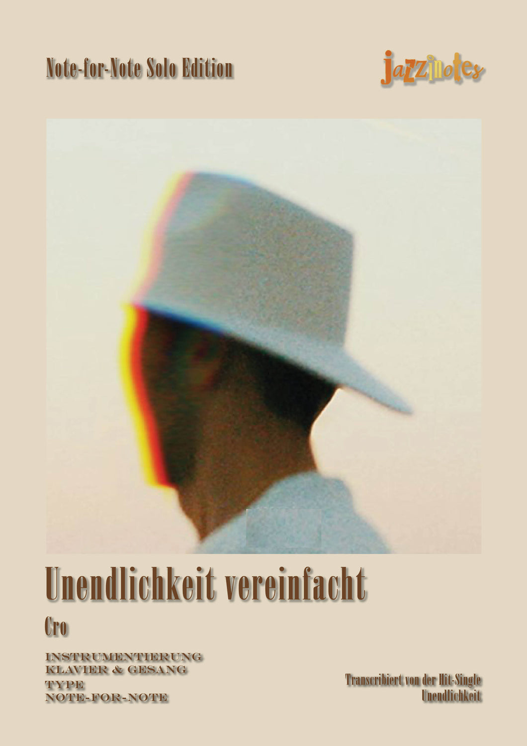 Cro: Unendlichkeit, Simplified Version - Sheet Music Download