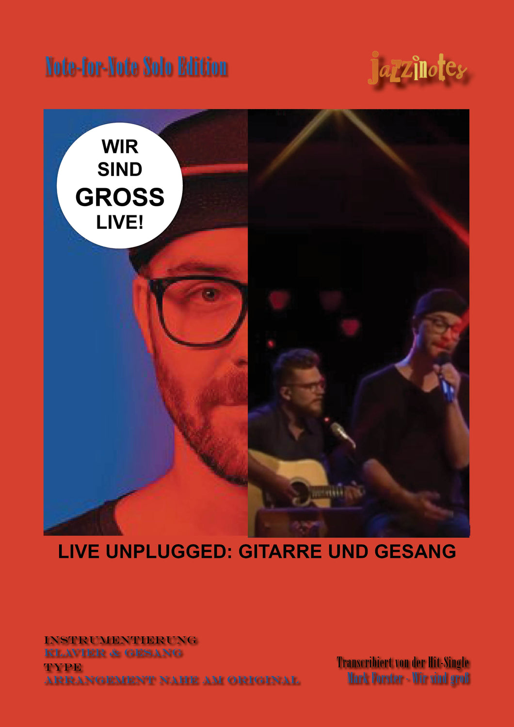 Forster, Mark: Wir sind groß (Live) - Noten Download