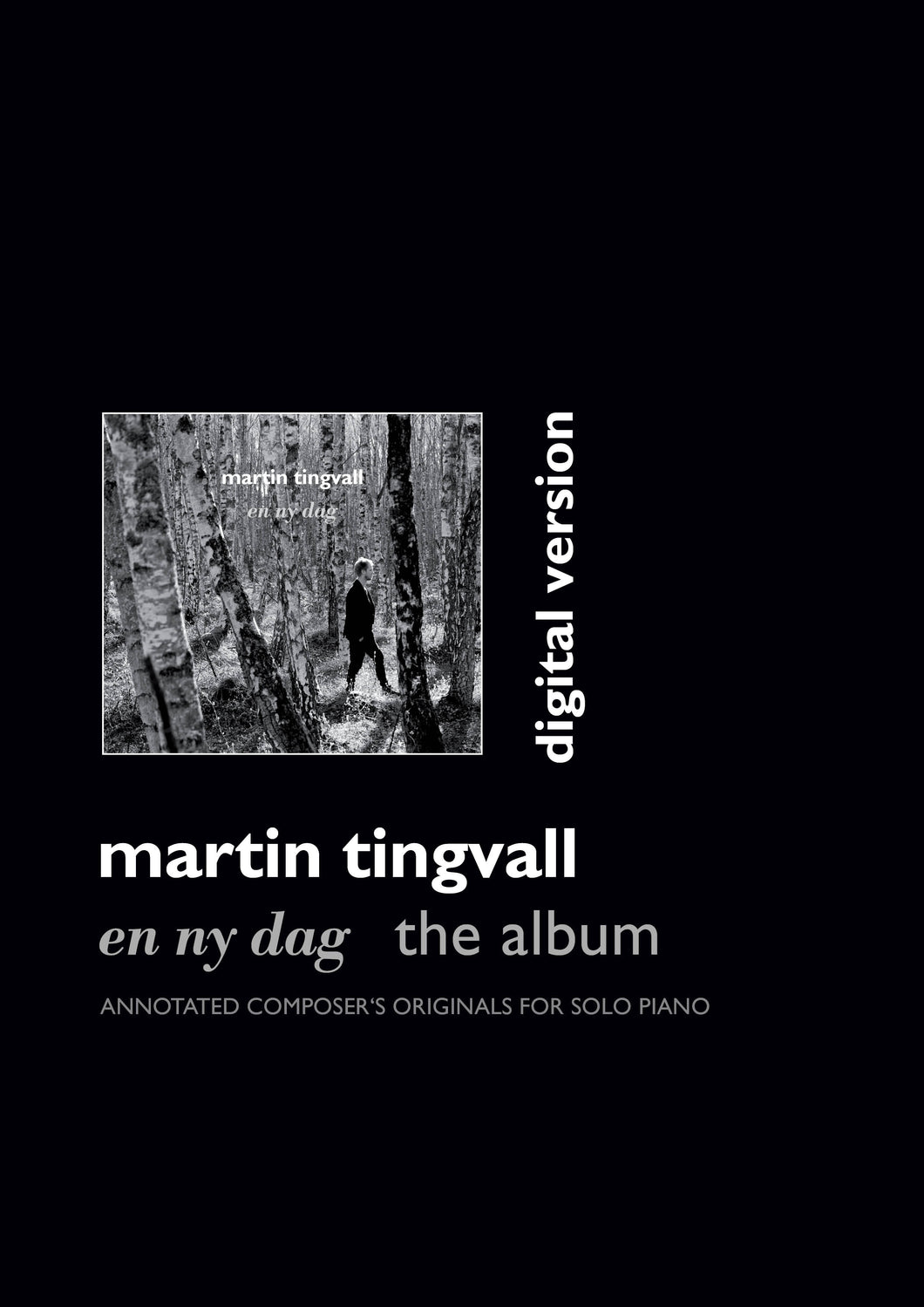 Tingvall, Martin: en ny dag (Notebook) - sheet music download