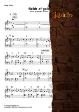 Load image into Gallery viewer, easy piano: Fields of Gold - Sheet Music Download
